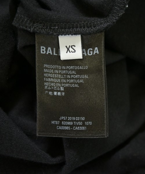 BALENCIAGA（バレンシアガ）Tシャツ・カットソー 黒 サイズ:XS メンズ/2200715985014