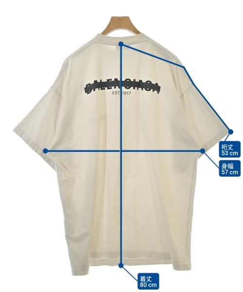 BALENCIAGA（バレンシアガ）Tシャツ・カットソー 白 サイズ:3(L位) メンズ/2200716100010