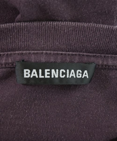 BALENCIAGA（バレンシアガ）Tシャツ・カットソー 紫 サイズ:S メンズ/2200716151135