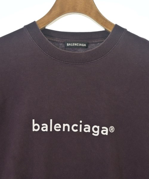 BALENCIAGA（バレンシアガ）Tシャツ・カットソー 紫 サイズ:S メンズ/2200716151135