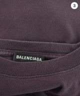 BALENCIAGA（バレンシアガ）Tシャツ・カットソー 紫 サイズ:S メンズ/2200716151135