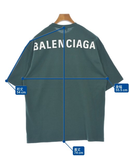 BALENCIAGA（バレンシアガ）Tシャツ・カットソー 緑 サイズ:M メンズ/2200713715033