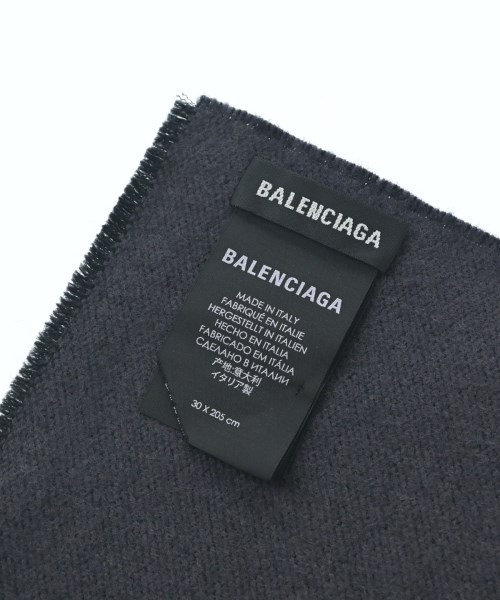 BALENCIAGA（バレンシアガ）マフラー 黒 サイズ:- メンズ/2200713715071