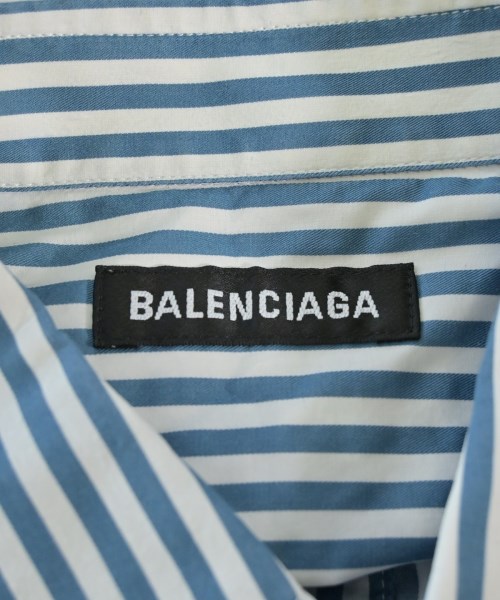 BALENCIAGA（バレンシアガ）カジュアルシャツ 青 サイズ:38(XL位) メンズ/2200716609056