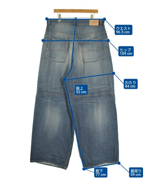 BALENCIAGA（バレンシアガ）デニムパンツ 紺 サイズ:S メンズ/2200714887012