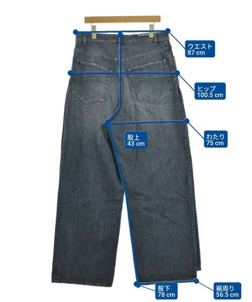 BALENCIAGA（バレンシアガ）デニムパンツ 青 サイズ:M メンズ/2200717278046