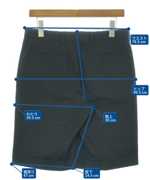 BALENCIAGA（バレンシアガ）ショートパンツ 黒 サイズ:46(M位) メンズ/2200715383063