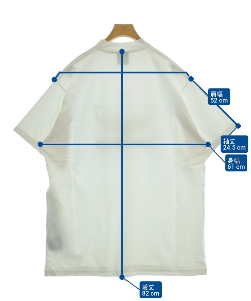 BALENCIAGA（バレンシアガ）Tシャツ・カットソー 白 サイズ:L メンズ/2200718025076