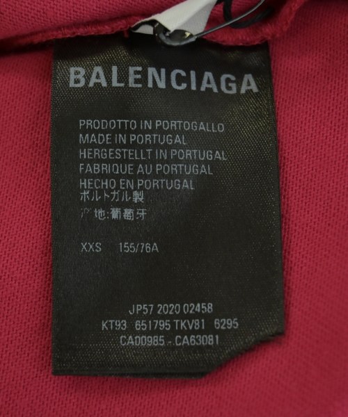 BALENCIAGA（バレンシアガ）Tシャツ・カットソー ピンク サイズ:XXS メンズ/2200718025090