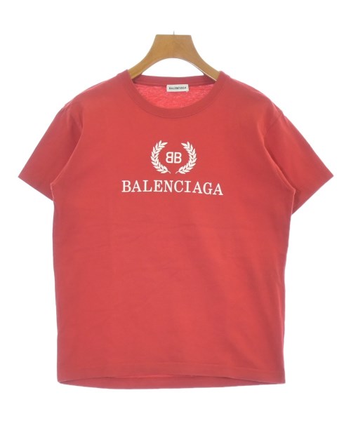 BALENCIAGA(バレンシアガ)Tシャツ・カットソー 赤 サイズ:M/2200642303028
