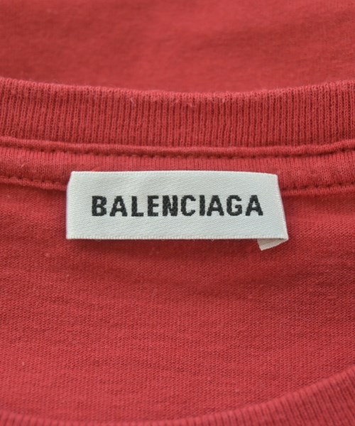 BALENCIAGA（バレンシアガ）Tシャツ・カットソー 赤 サイズ:M レディース/2200642303028