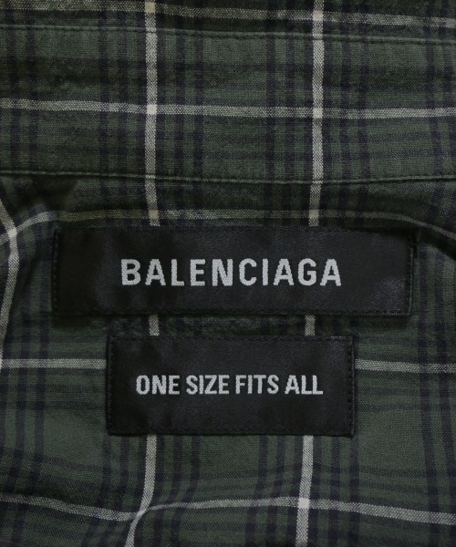 BALENCIAGA（バレンシアガ）カジュアルシャツ 緑 サイズ:2(XXL位) メンズ/2200646531205