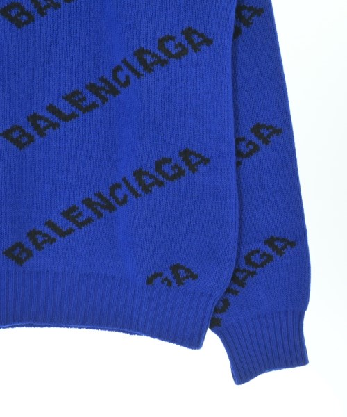 BALENCIAGA（バレンシアガ）ニット・セーター 青 サイズ:L メンズ/2200647432037