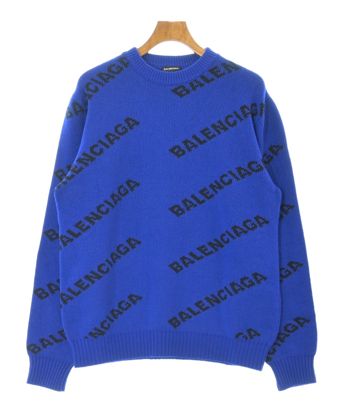 BALENCIAGA（バレンシアガ）ニット・セーター 青 サイズ:L メンズ