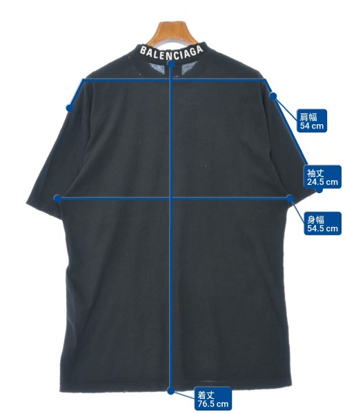BALENCIAGA（バレンシアガ）Tシャツ・カットソー 黒 サイズ:XXS メンズ/2200639750156