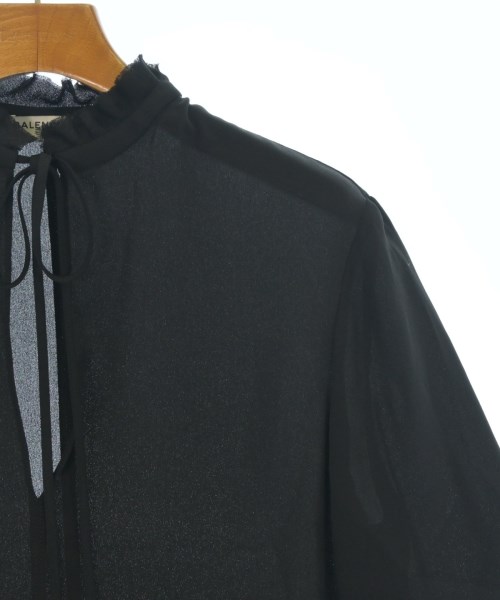 BALENCIAGA（バレンシアガ）ブラウス 黒 サイズ:36(XS位) レディース/2200647848081