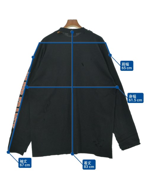 BALENCIAGA（バレンシアガ）Tシャツ・カットソー 黒 サイズ:2(M位) メンズ/2200648020011
