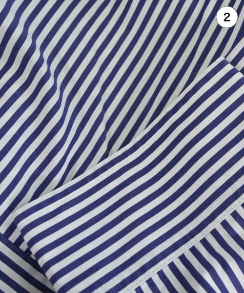 BALENCIAGA（バレンシアガ）カジュアルシャツ 紺 サイズ:XXS レディース/2200648668015