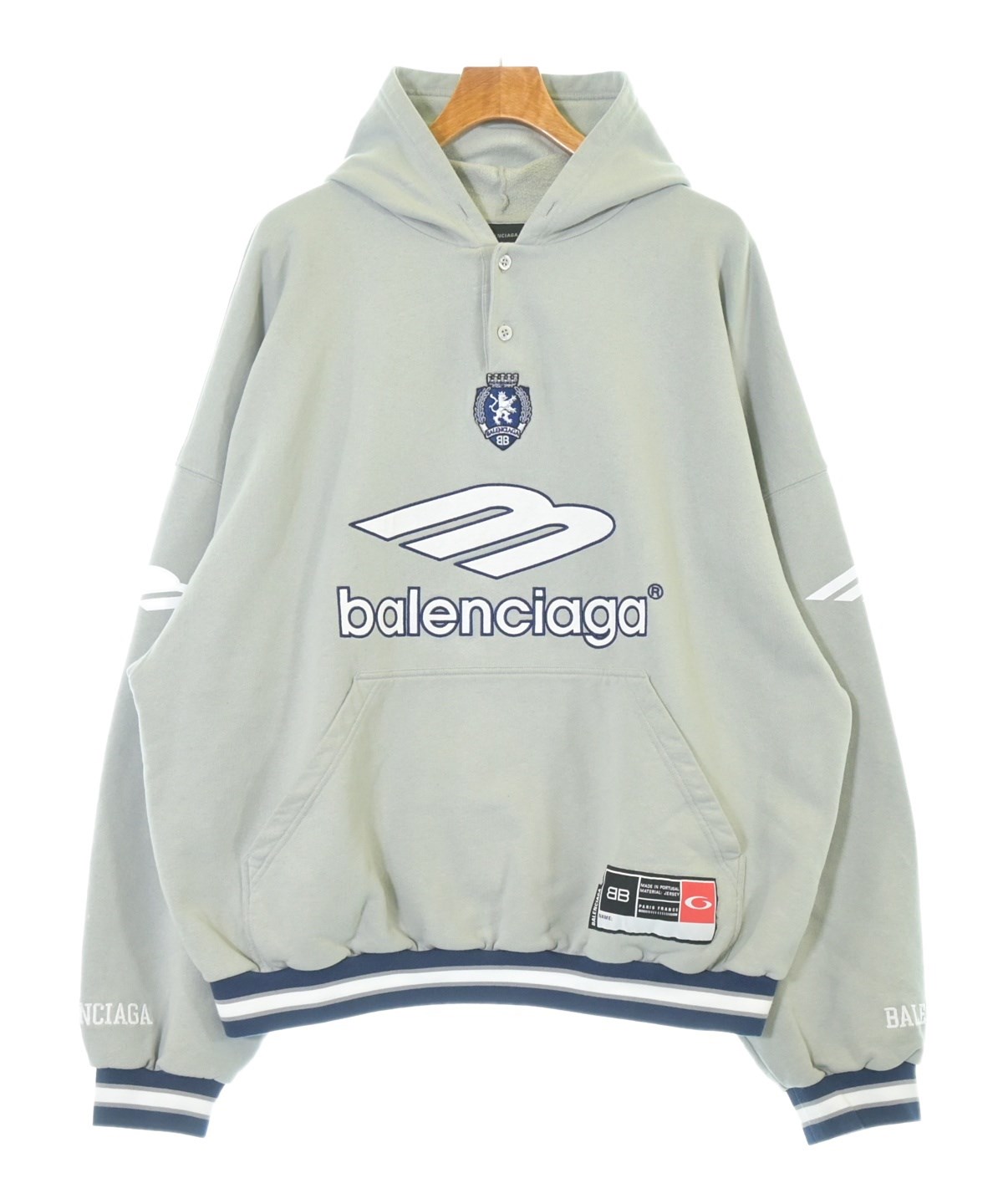BALENCIAGA（バレンシアガ）パーカー グレー サイズ:XS メンズ