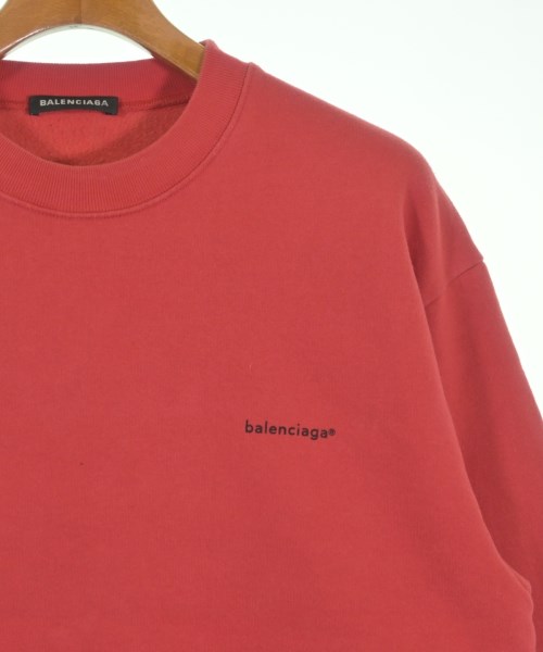 BALENCIAGA（バレンシアガ）スウェット 赤 サイズ:S メンズ/2200651137041