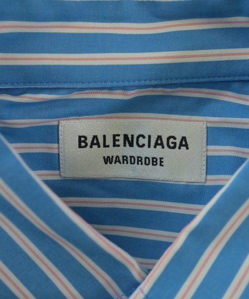 BALENCIAGA（バレンシアガ）カジュアルシャツ 青 サイズ:34(XL位) メンズ/2200651491075