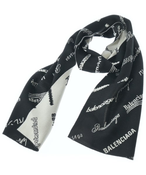 BALENCIAGA（バレンシアガ）マフラー 黒 サイズ:- メンズ/2200651727044