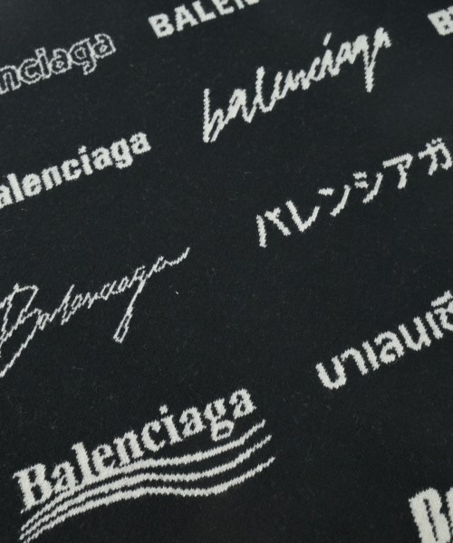 BALENCIAGA（バレンシアガ）マフラー 黒 サイズ:- メンズ/2200651727044