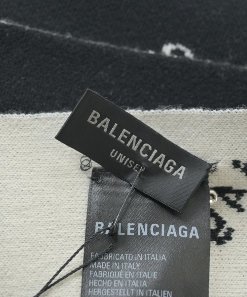 BALENCIAGA（バレンシアガ）マフラー 黒 サイズ:- メンズ/2200651727044