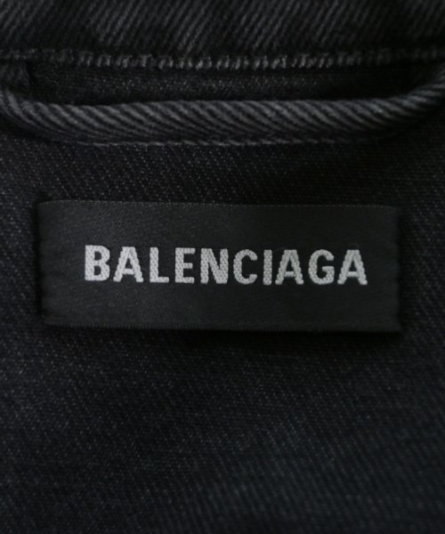 BALENCIAGA（バレンシアガ）デニムジャケット 黒 サイズ:44(S位) メンズ/2200652410037