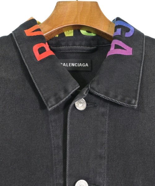 BALENCIAGA（バレンシアガ）デニムジャケット 黒 サイズ:44(S位) メンズ/2200652410037