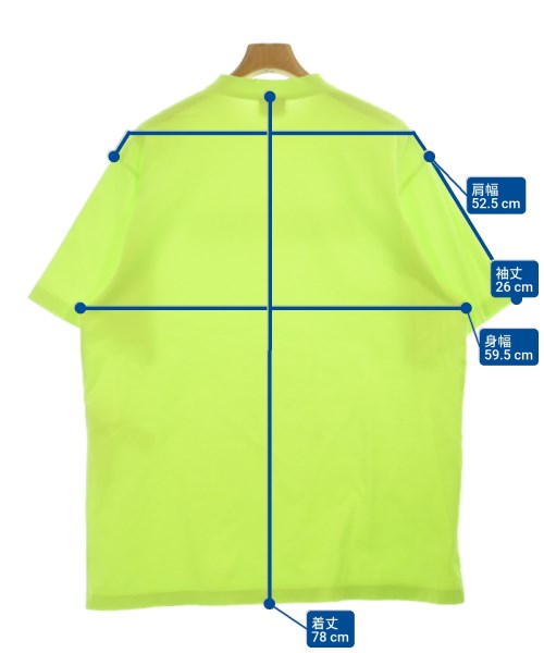 BALENCIAGA（バレンシアガ）Tシャツ・カットソー 黄 サイズ:XXS メンズ/2200652452433