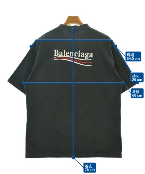 BALENCIAGA（バレンシアガ）Tシャツ・カットソー 黒 サイズ:XS メンズ/2200652790023