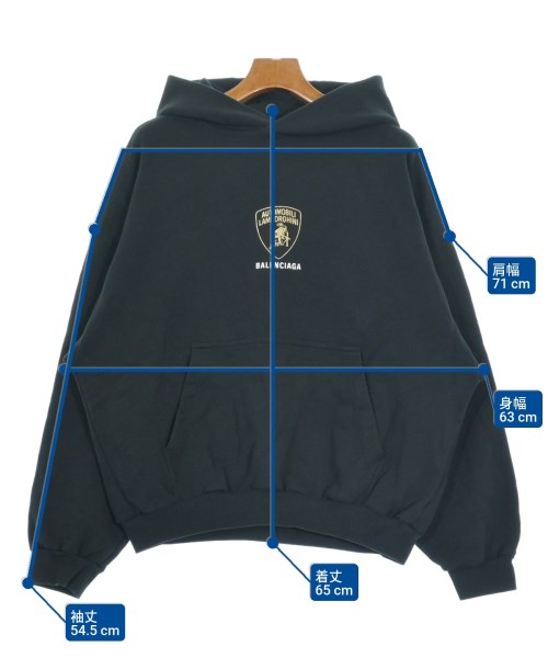 BALENCIAGA（バレンシアガ）パーカー 黒 サイズ:S メンズ/2200654174050
