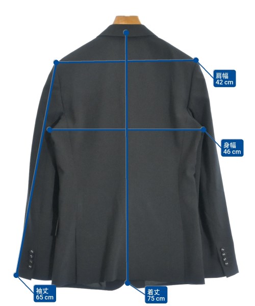 BALENCIAGA（バレンシアガ）テーラードジャケット 黒 サイズ:46(M位) メンズ/2200654174074