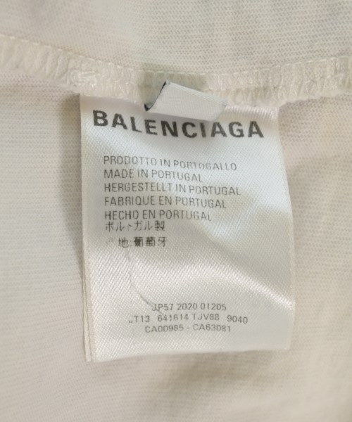 BALENCIAGA（バレンシアガ）Tシャツ・カットソー 白 サイズ:S メンズ/2200700016204