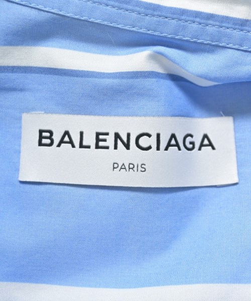 BALENCIAGA（バレンシアガ）カジュアルシャツ 青 サイズ:38(S位) レディース/2200701622374