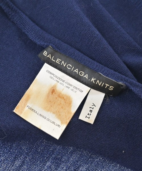 BALENCIAGA（バレンシアガ）マフラー 紺 サイズ:- メンズ/2200701656065