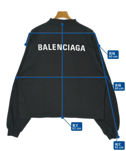 BALENCIAGA（バレンシアガ）Tシャツ・カットソー 黒 サイズ:2(M位) メンズ/2200702670053