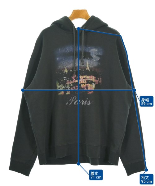 BALENCIAGA（バレンシアガ）パーカー 黒 サイズ:L レディース/2200701029456