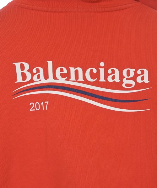 BALENCIAGA（バレンシアガ）パーカー 赤 サイズ:L メンズ/2200701029494