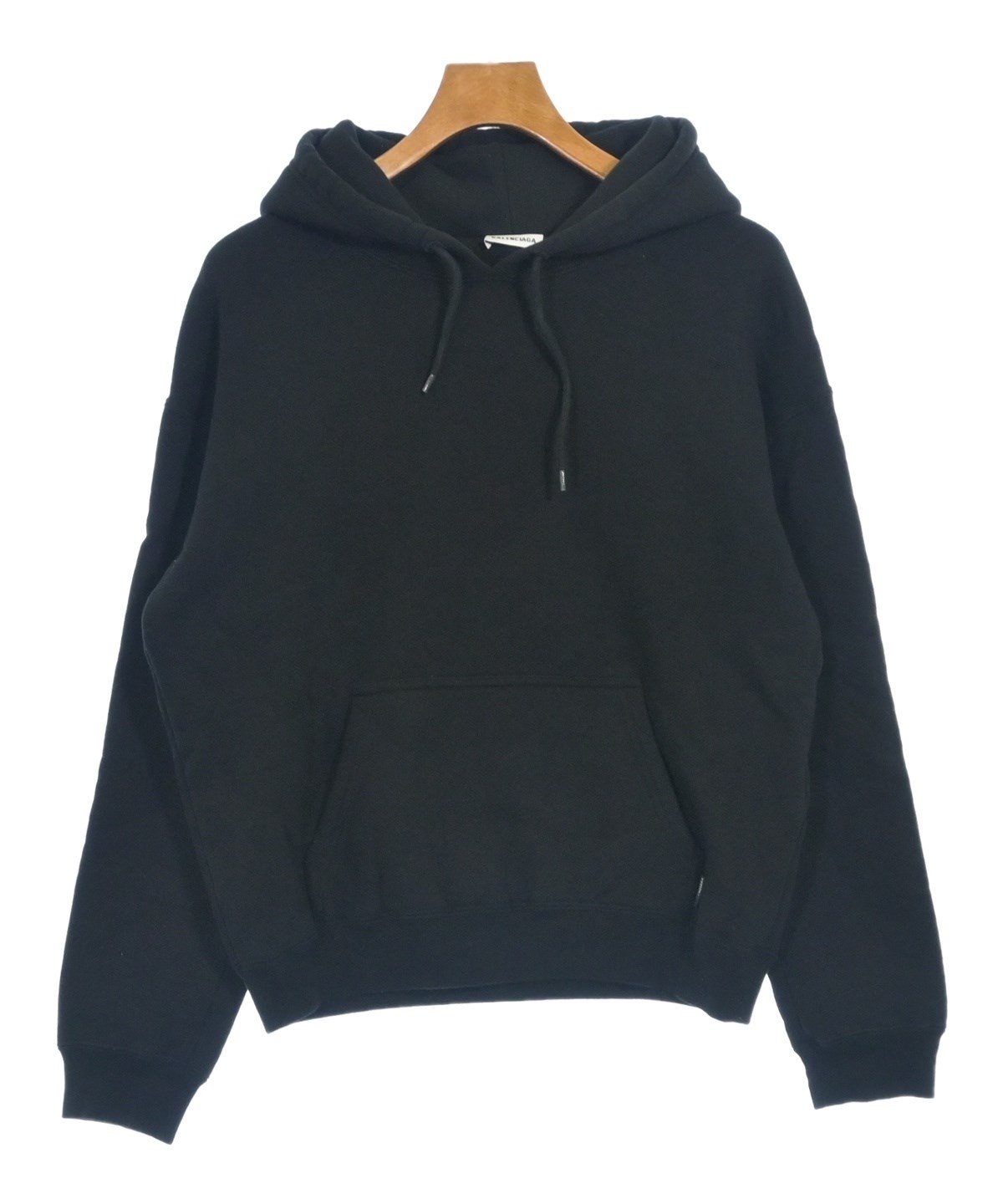 り*た様 BALENCIAGA ブラック パーカー BALENCIAGA（バレンシアガ）パーカー 黒 サイズ:M メンズ