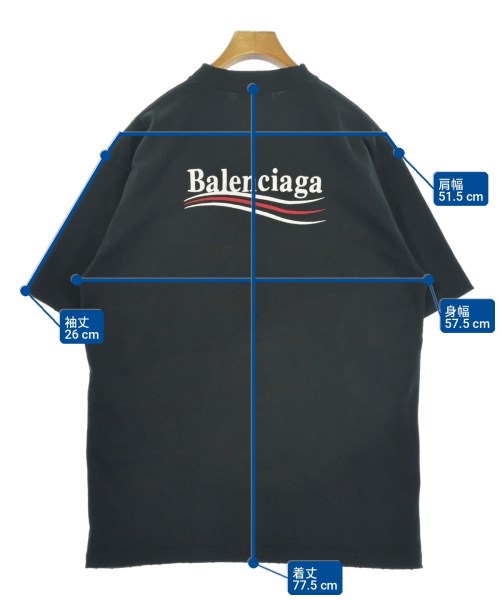 BALENCIAGA（バレンシアガ）Tシャツ・カットソー 黒 サイズ:XS メンズ/2200704921078