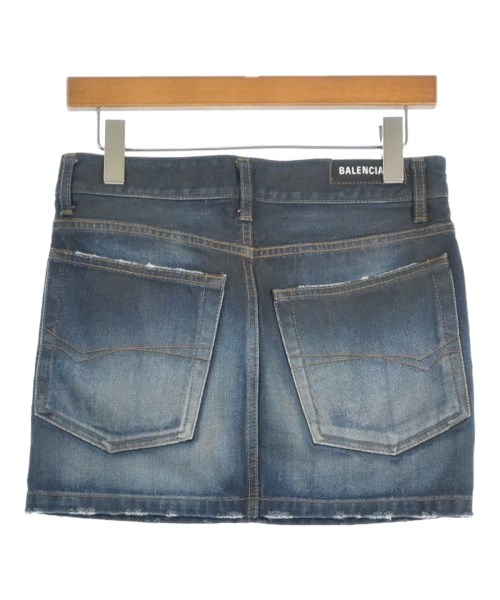 BALENCIAGA（バレンシアガ）ミニスカート 紺 サイズ:34(XXS位) レディース/2200704549012