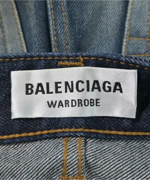 BALENCIAGA（バレンシアガ）ミニスカート 紺 サイズ:34(XXS位) レディース/2200704549012