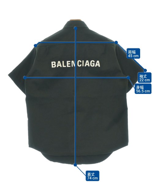 BALENCIAGA（バレンシアガ）カジュアルシャツ 黒 サイズ:38(S位) メンズ/2200705709279