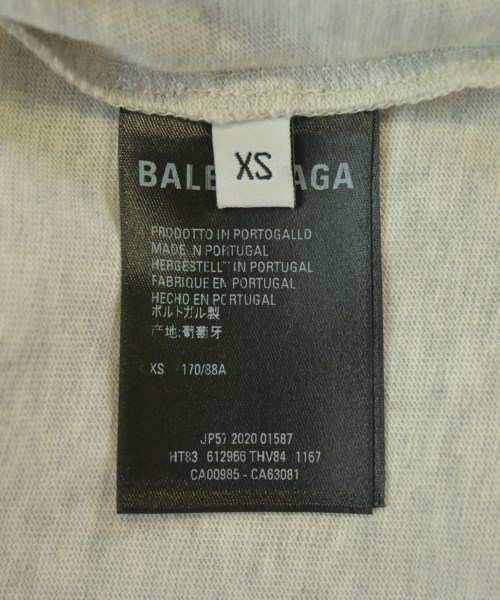 BALENCIAGA（バレンシアガ）Tシャツ・カットソー グレー サイズ:XS メンズ/2200705709286