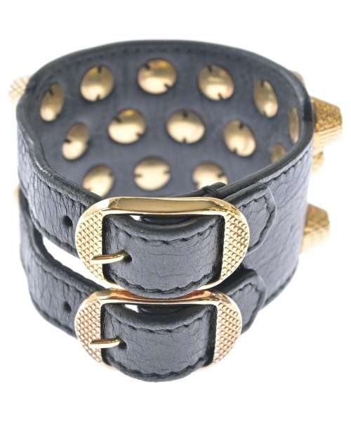 BALENCIAGA（バレンシアガ）ブレスレット・バングル 黒 サイズ:- レディース/2200708561010