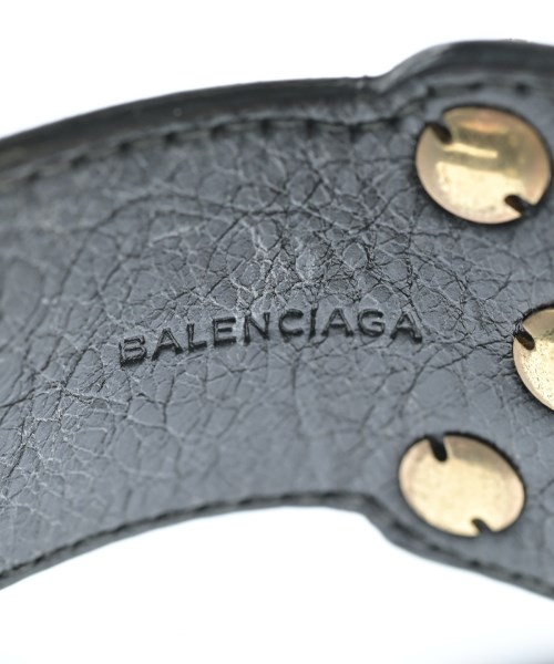 BALENCIAGA（バレンシアガ）ブレスレット・バングル 黒 サイズ:- レディース/2200708561010