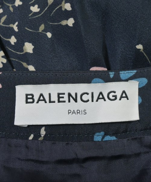 BALENCIAGA（バレンシアガ）ひざ丈スカート 紺 サイズ:36(XS位) レディース/2200706399059