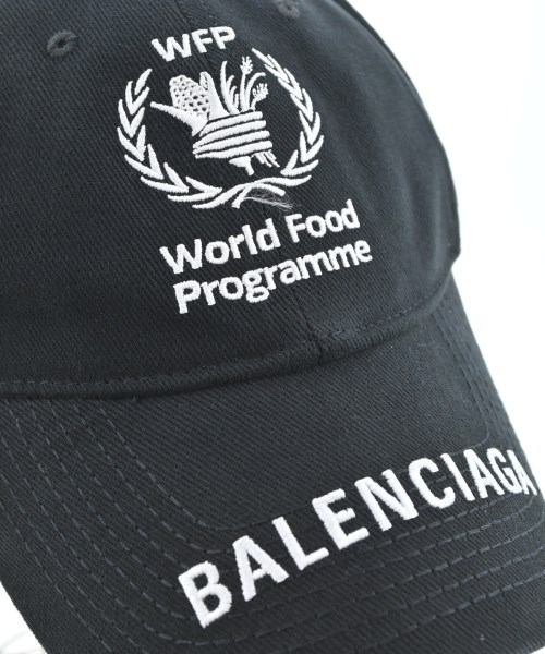 BALENCIAGA（バレンシアガ）キャップ 黒 サイズ:59cm メンズ/2200702842115